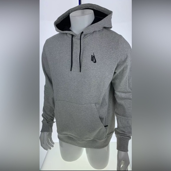 Rare Nike Nikelab Essential PO Hoodie Jumper Jacket Gray Men Size 867226-050 M - Picture 4 of 9